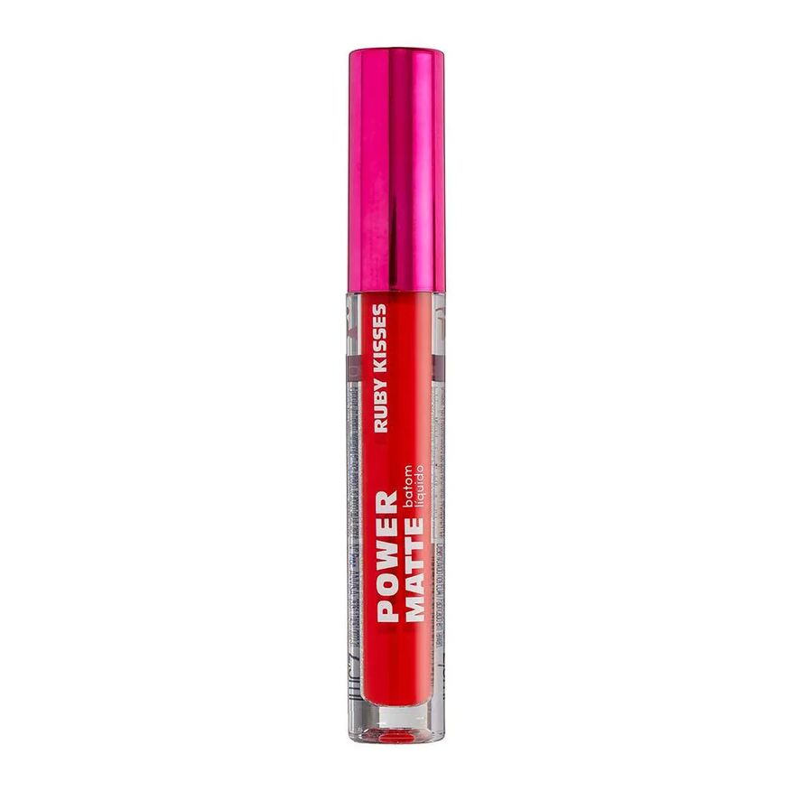 Ruby Kisses Batom Líquido Power Matte OH MY RED