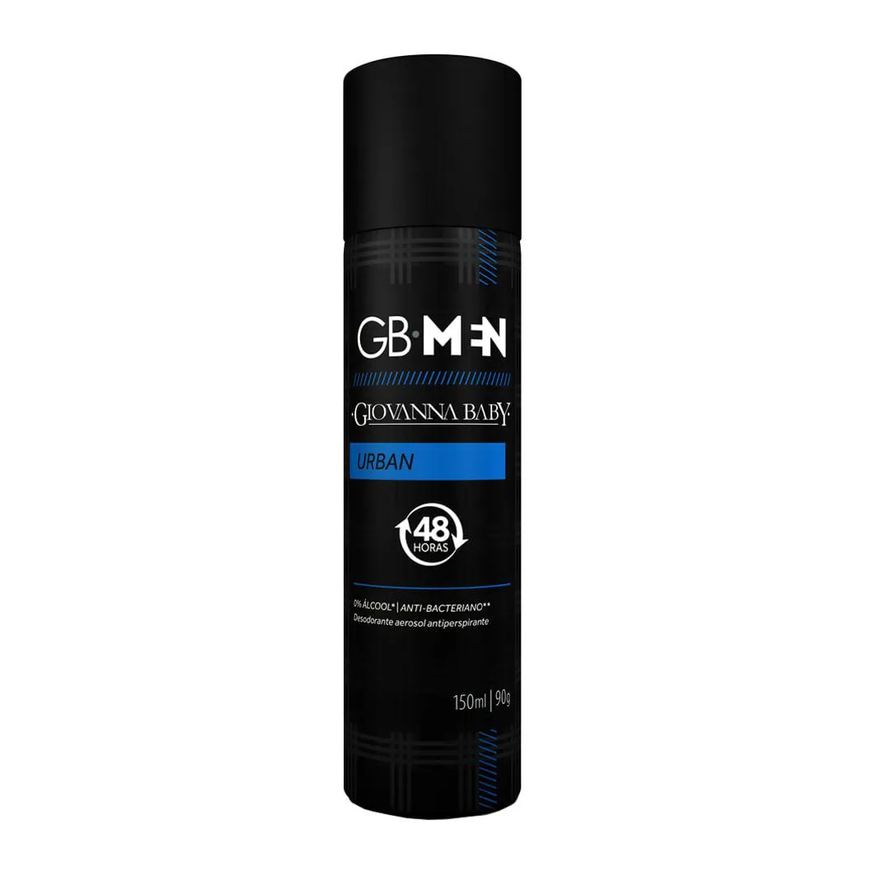 Giovanna Baby Desodorante Aerosol Masculino - Gb Men Urban 150ml