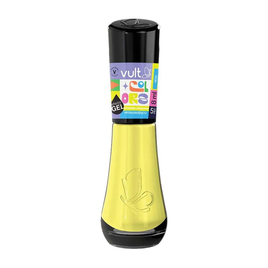 Vult Esmalte Colors 5 Free Amarela Micarela