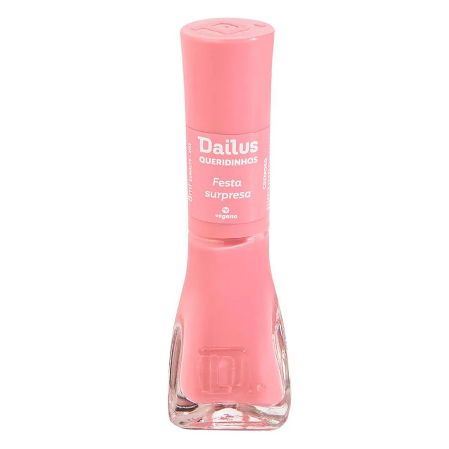 Dailus Esmalte Cremoso Tons Rosados 203 Festa Surpresa
