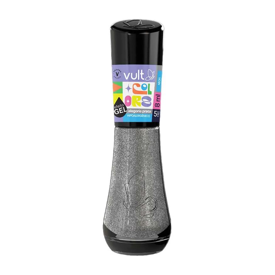 Vult Esmalte Colors 5 Free Alegoria Prata