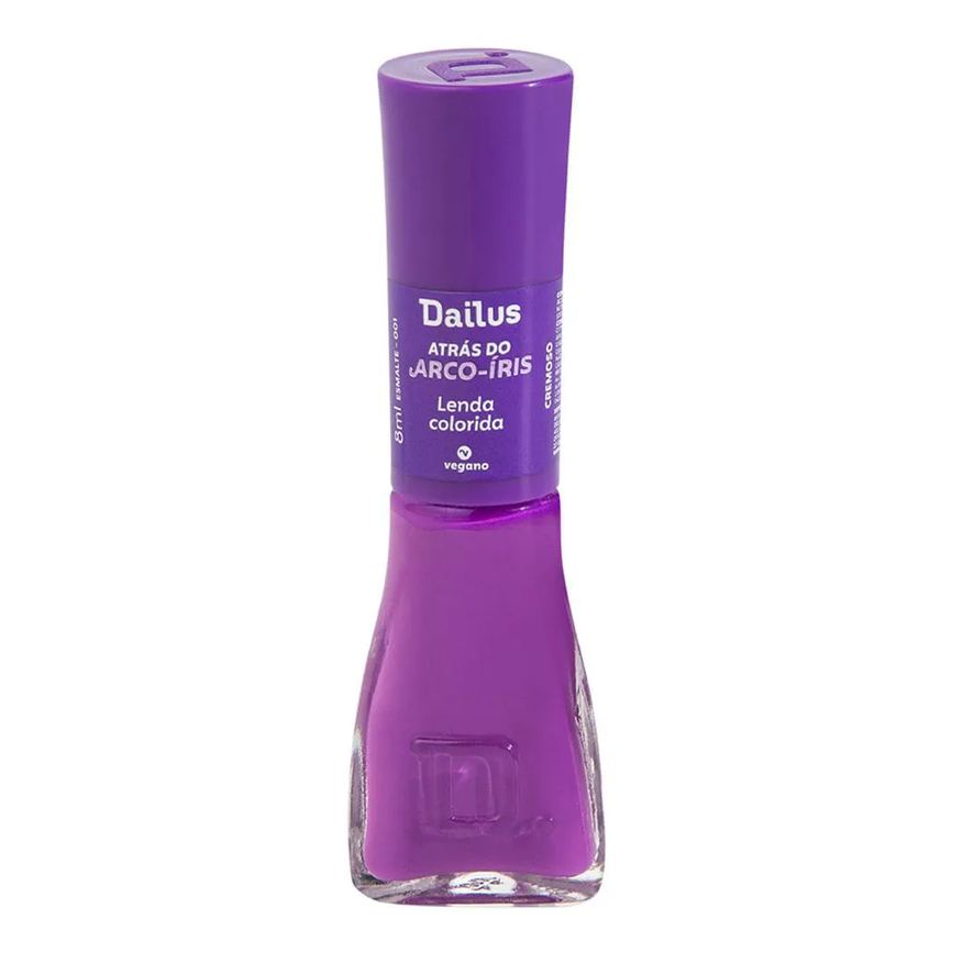 Dailus Esmalte Cremoso - Atrás do Arco-Íris 01 Lenda Colorida