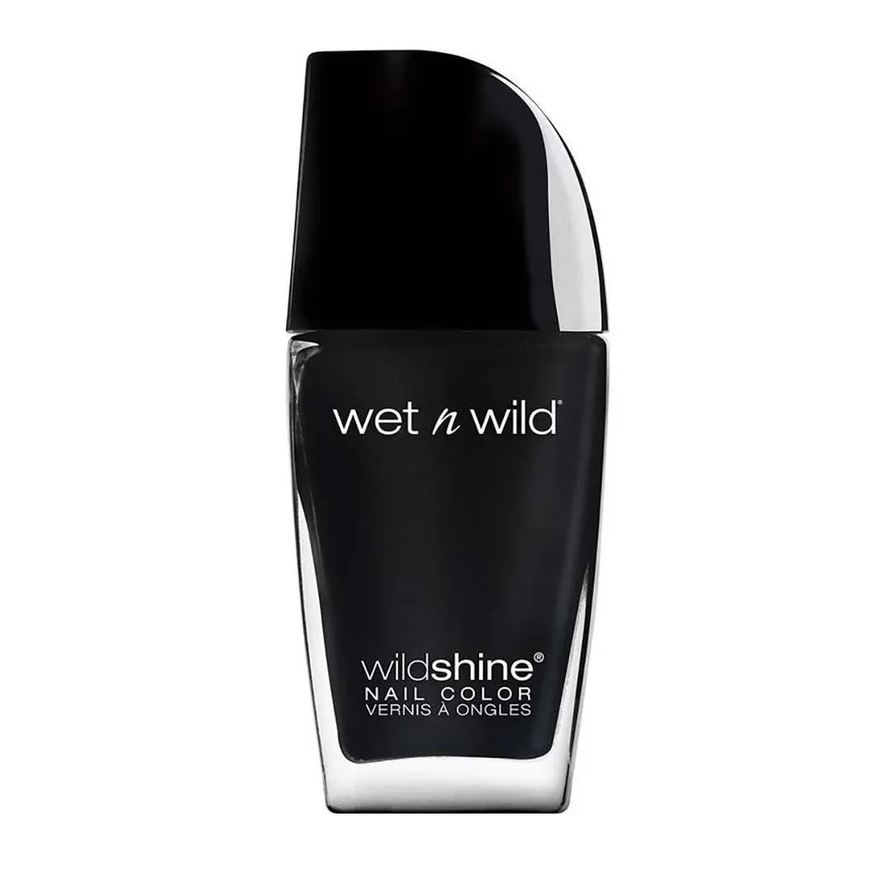 Wet N Wild Esmalte - Shine Nail Color Black Crème