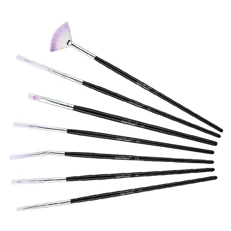 Macrilan B706 Kit – 7 Pincéis para Unhas Artísticas Kit