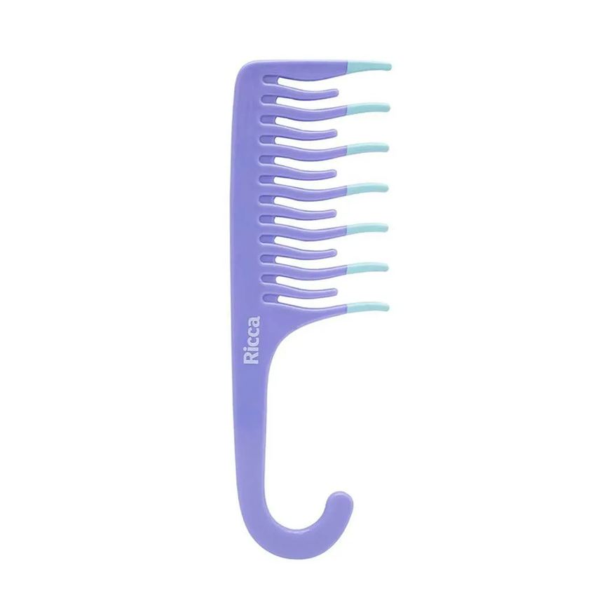 Ricca Pente de Cabelo Shower Cachos Roxo