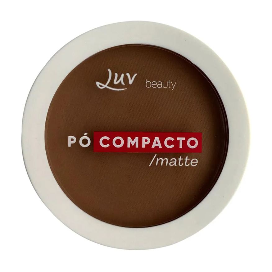 Luv Beauty Pó Compacto Matte - Brown