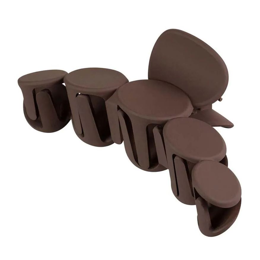 Proart Prendedor de Cabelo Esfera Grande Marrom
