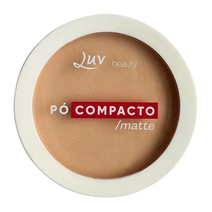 Luv Beauty Pó Compacto Matte - Porcelain.