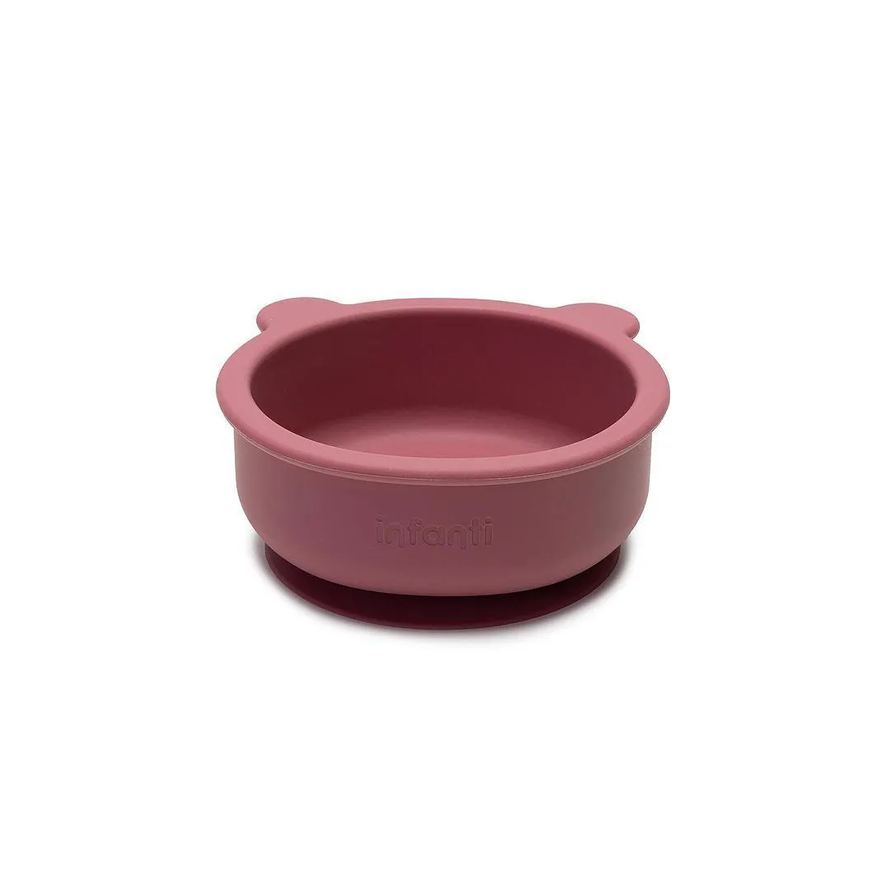 Infanti Bowl de Silicone Piccolo Ursinho Rosa