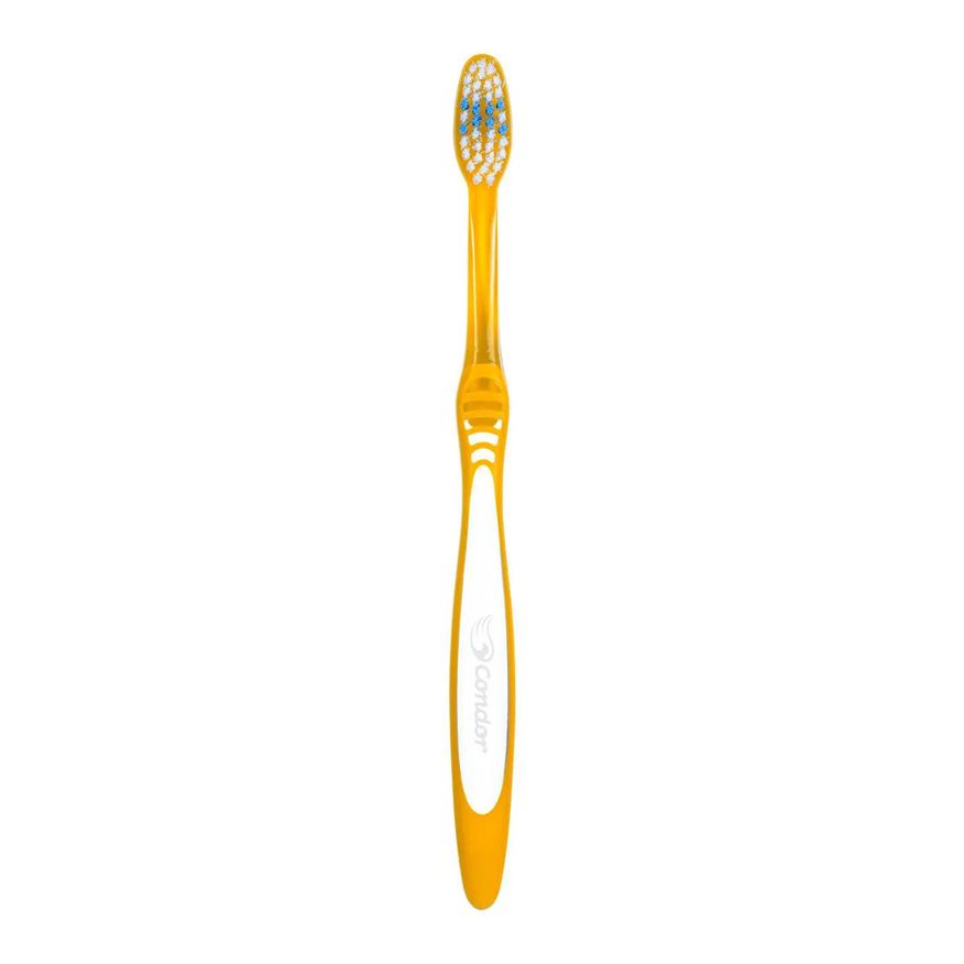 Mundo Condor Escova Dental Média Condor Agile Cabeça M Amarelo
