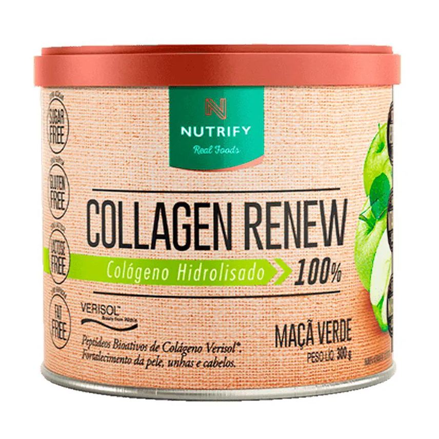 Nutrify Real Foods Colágeno Hidrolisado Verisol Collagen Renew 300g - Nutrify Maçã Verde