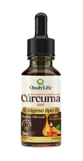 Qualylife Colágeno Tipo 2 e Curcumina em Gotas 30ml