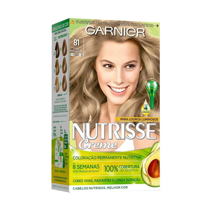 Garnier Coloração Nutrisse 81 Louro Paixão Nacional