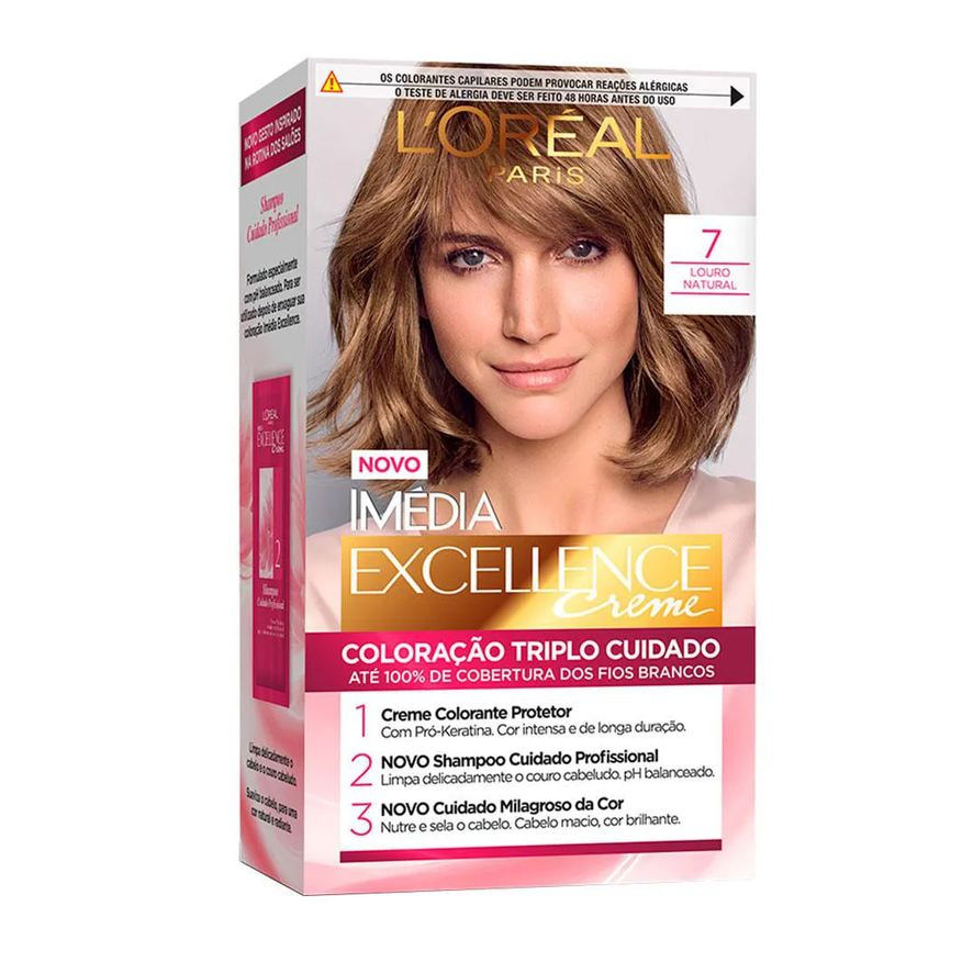 L'oréal Coloração Imédia Excellence Paris.