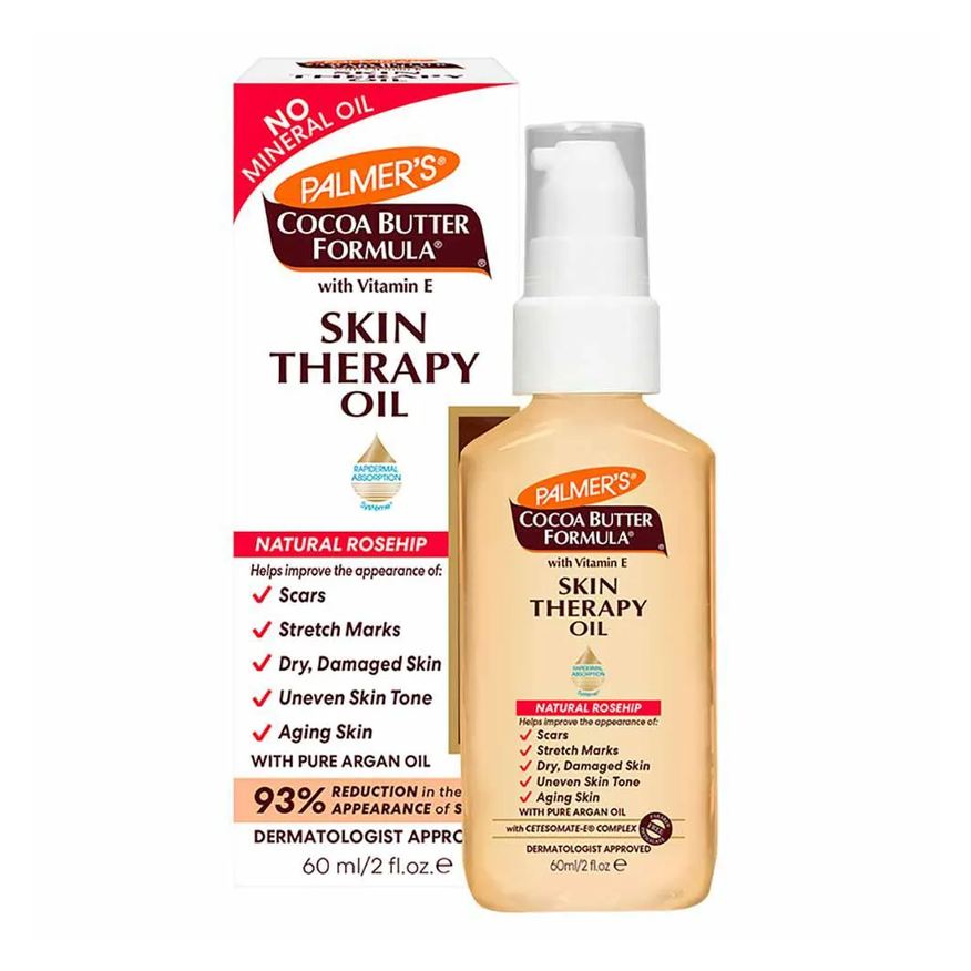 para Óleo Tratamento de Marcas no Corpo Palmer's Cocoa Butter Skin Therapy Oil Rosehip