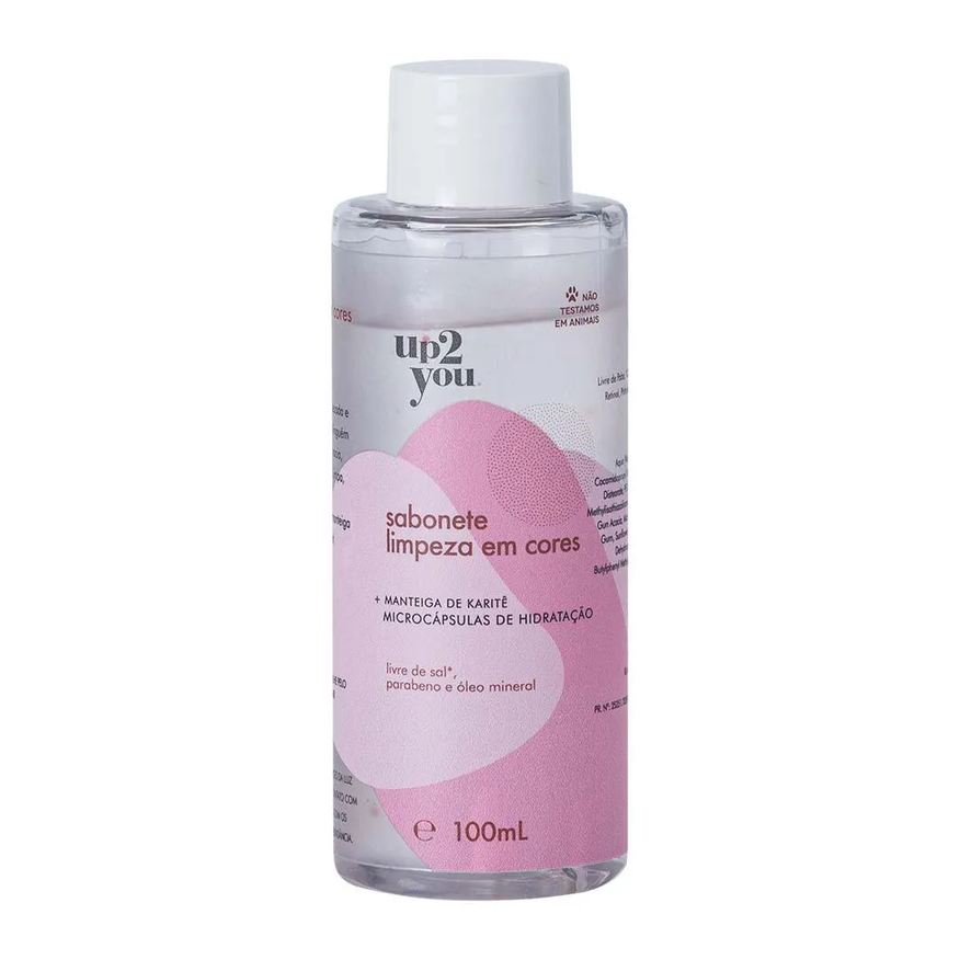 Up2You Cosmetics Sabonete Líquido Up2You Limpeza em Cores Travel Size