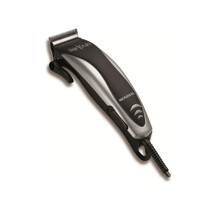 Mondial Maquina de Cortar Cabelo Barba Preto Cr-02 110V