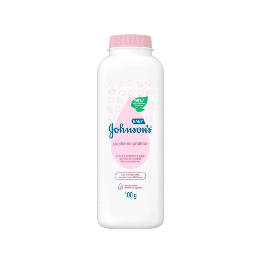 Johnson Talco Po Dermo Protetor Johnsons Baby Tradicional 100g