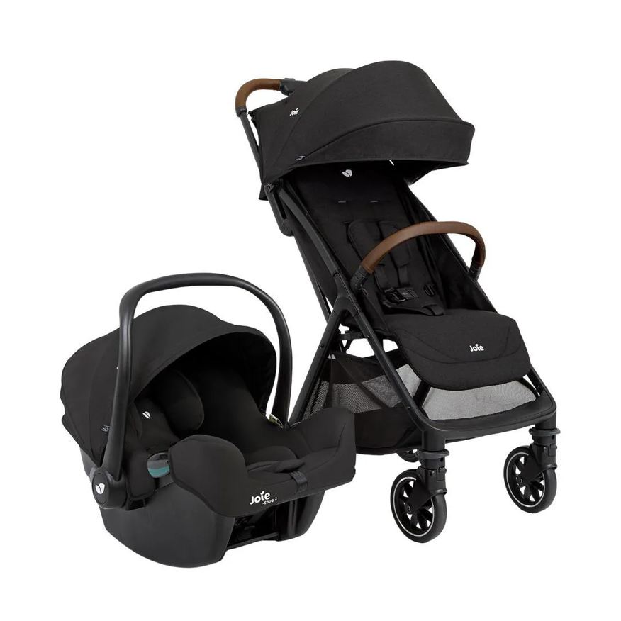Joie Carrinho com Bebê Conforto Travel System Pact Pro Chumbo Shale