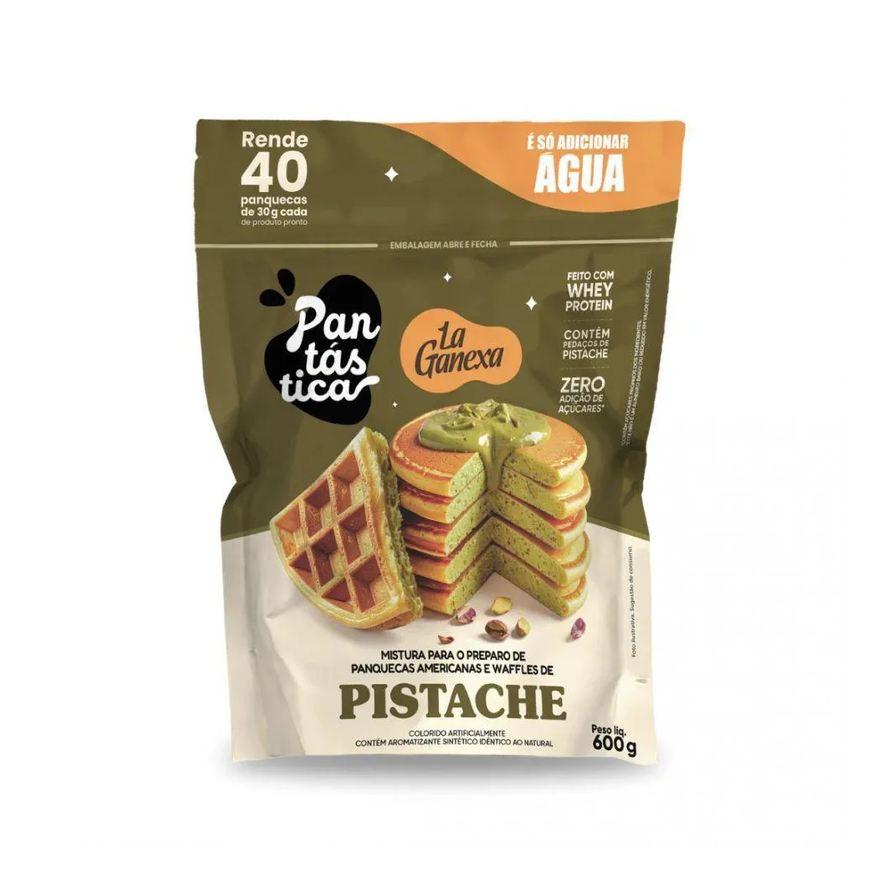 La Ganexa Pouch Pantástica Refil (600g) - Sabor: Pistache