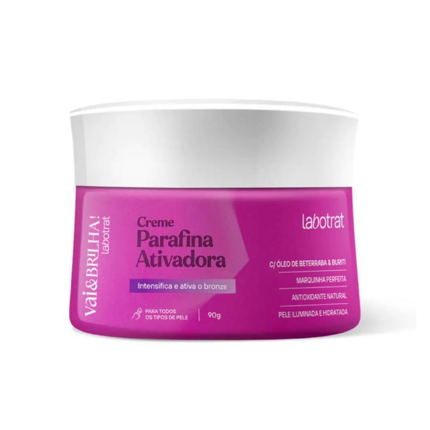 Labotrat Creme Parafina Ativadora Vai & Brilha! Beterraba e Buriti 90g