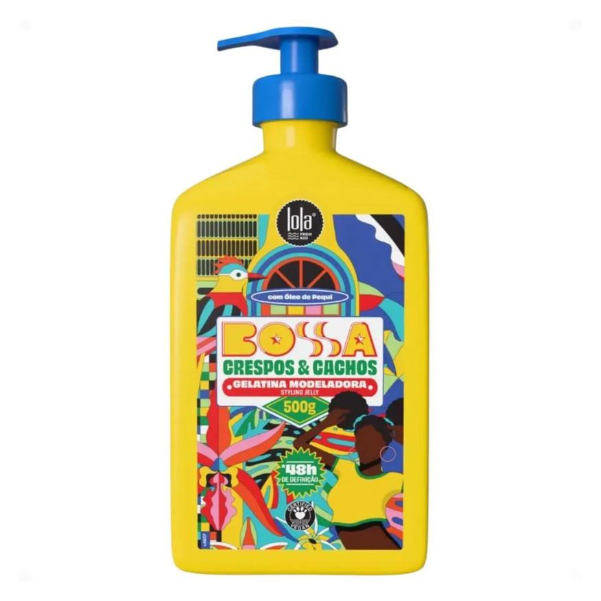 Lola Gelatina Modeladora Bossa Crespos e Cachos 500g