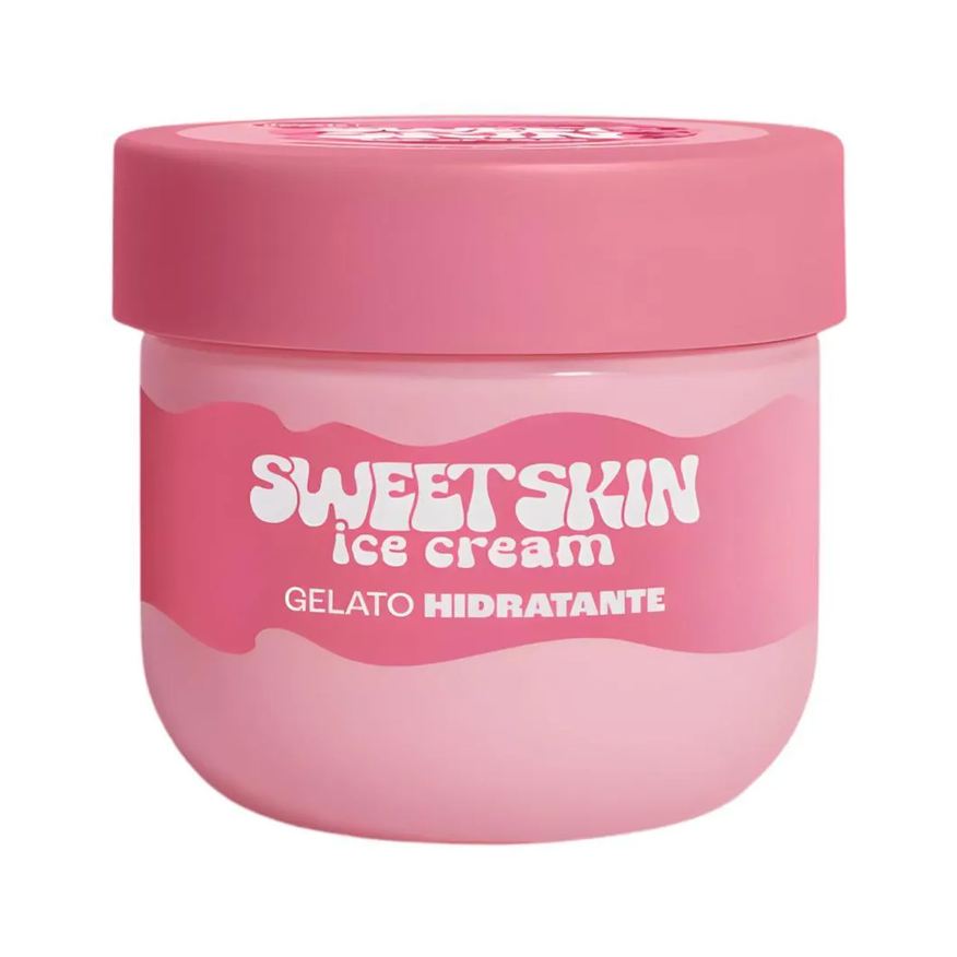 Dailus Hidratante Corporal Gelato Sweet Skin Ice Cream Morango ao Leite 200ml