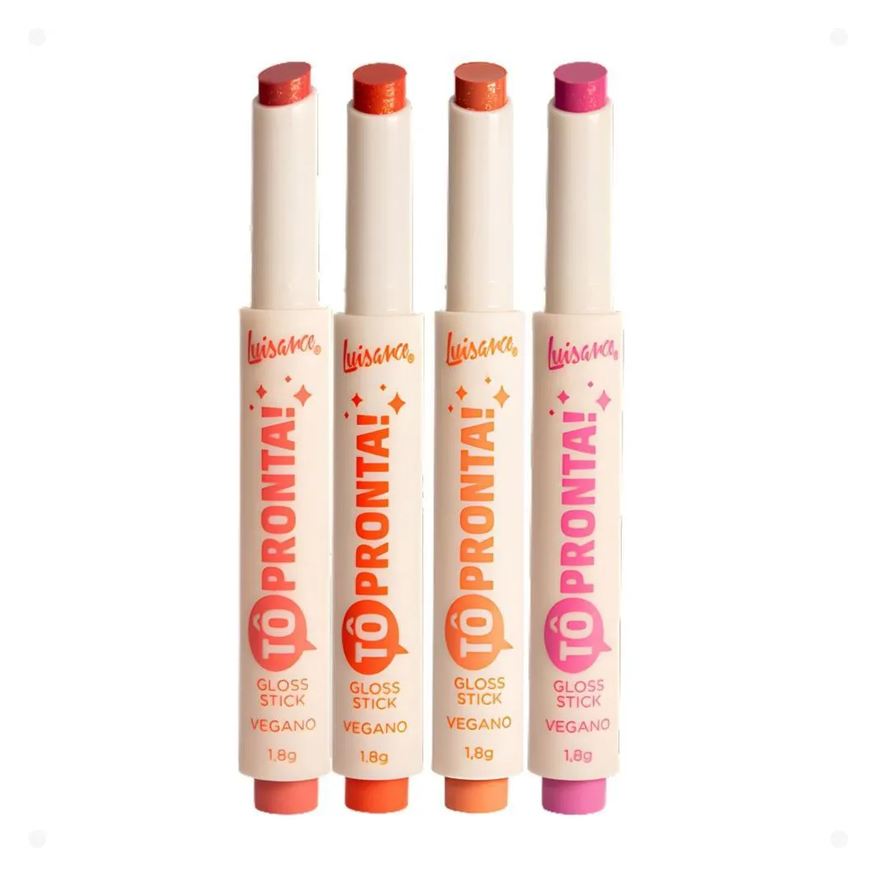 Luisance Kit Gloss Stick Tô Pronta!: Arrasei, que Tudo, Ta Sabendo? e Tô On! L1120