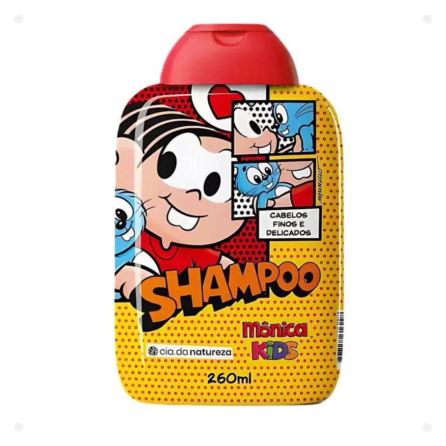 Cia da Natureza Shampoo Mônica Kids Cabelos Finos e Delicados 260ml