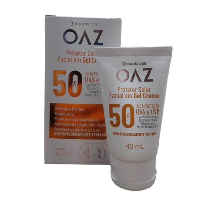 Oaz Protetor Solar Facil Fps50 Gel Creme 40ml