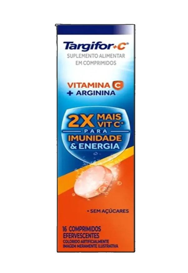 Targifor + C 16 Comp Efervescentes Vit C + Arginina