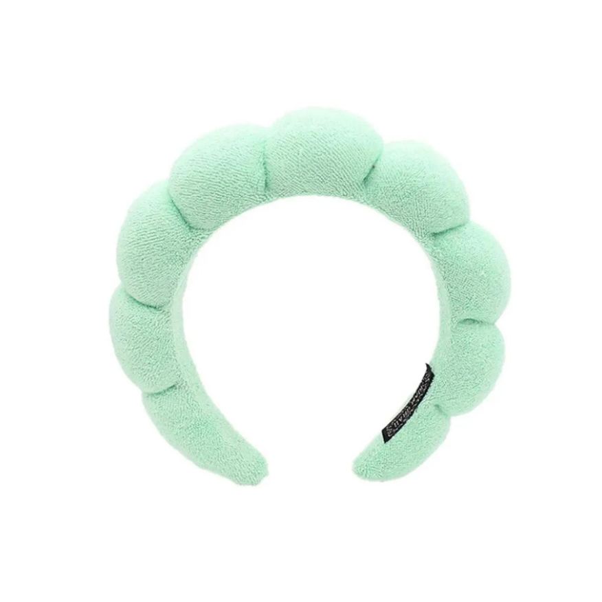 Cerejando Tiara de Cabelo Spa - Verde Água