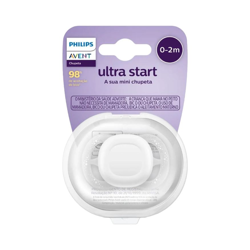 Avent Chupeta Philips Ultra Start Neutra Individual 0-2m 1 unidade