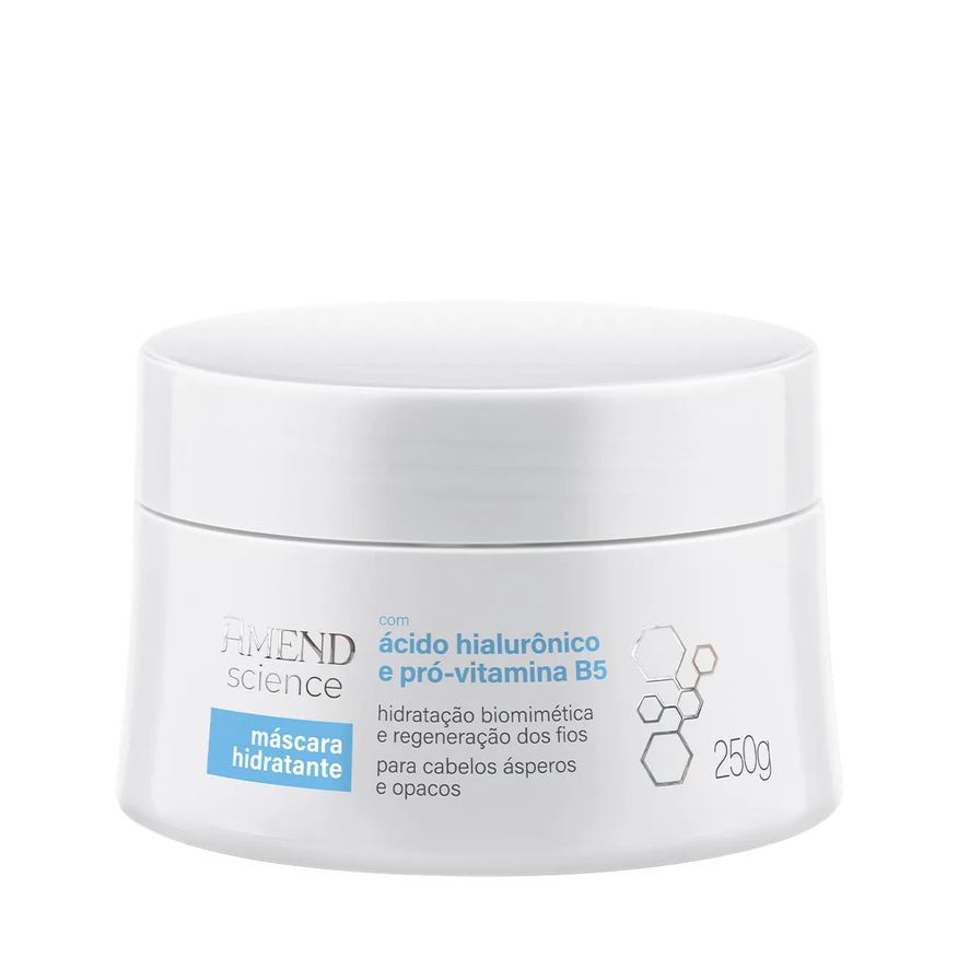 Amend Cosméticos Amend Science Ácido Hialurônico Pró-Vitamina B5 - Máscara Capilar 250g