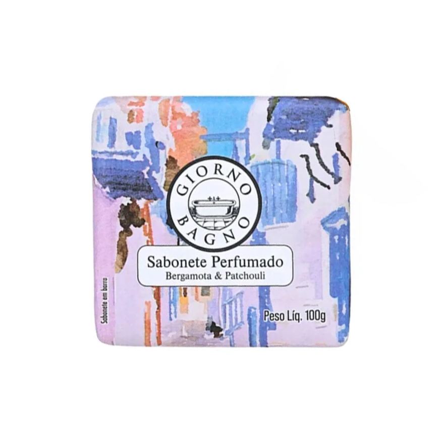 Giorno Sabonete em Barra Perfumado Bagno Bergamota & Patchouli 100g