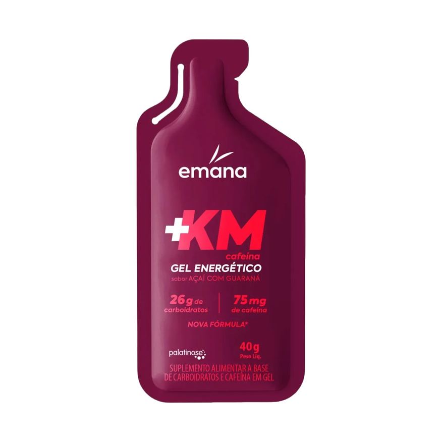 Emana Suplementos Suplemento Emana Gel Energético + Km Cafeína Açaí com Guaraná 40g