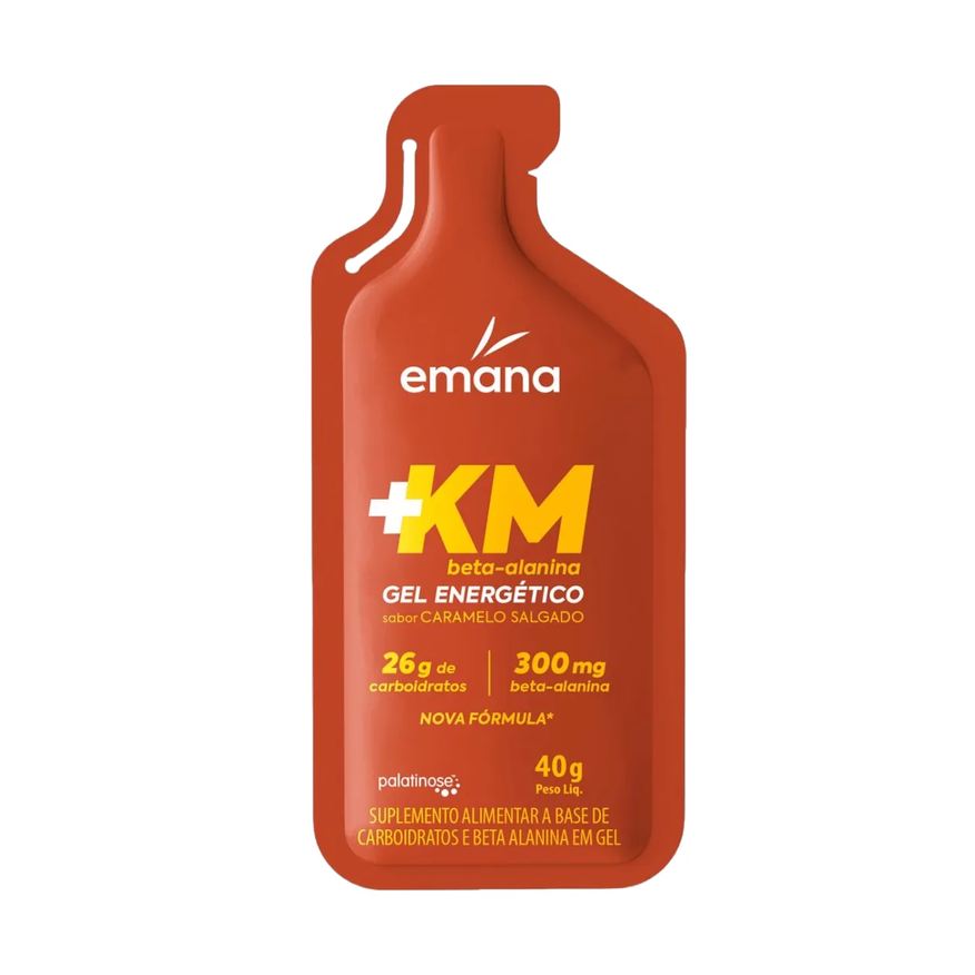 Emana Suplementos Suplemento Emana Gel Energético +Km Beta-Alanina Caramelo Salgado 40g