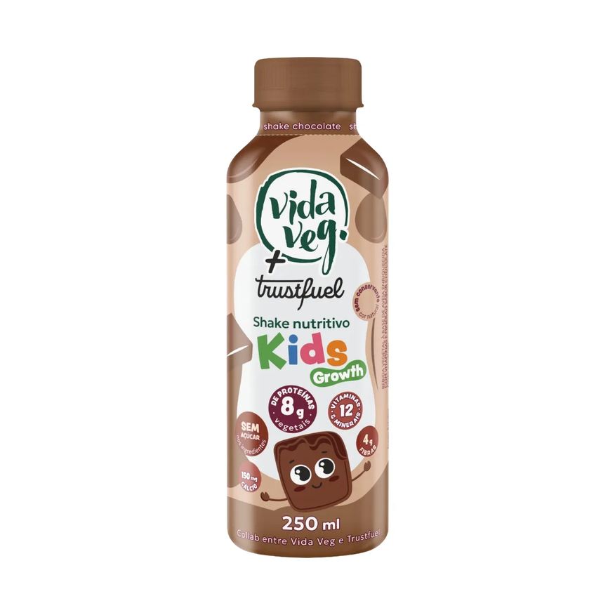 Vida Veg Shake + Trustfuel Kids Growth Chocolate Aveia