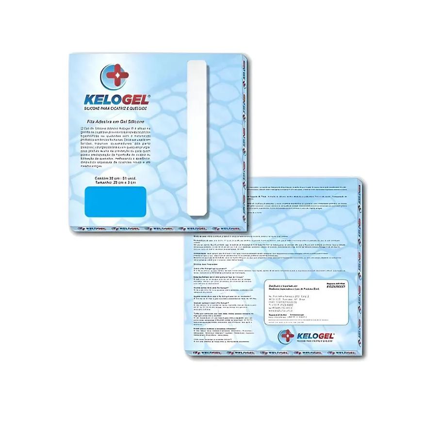Kelogel Fita em Gel de Silicone para Cicatriz e Queloide 20X3Cm