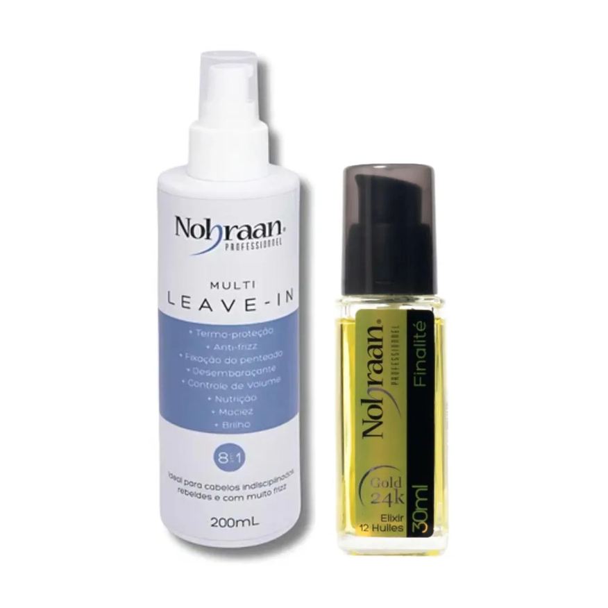 Nohraan Leave-In Protetor Térmico 200ml Óleo Elixir 30ml