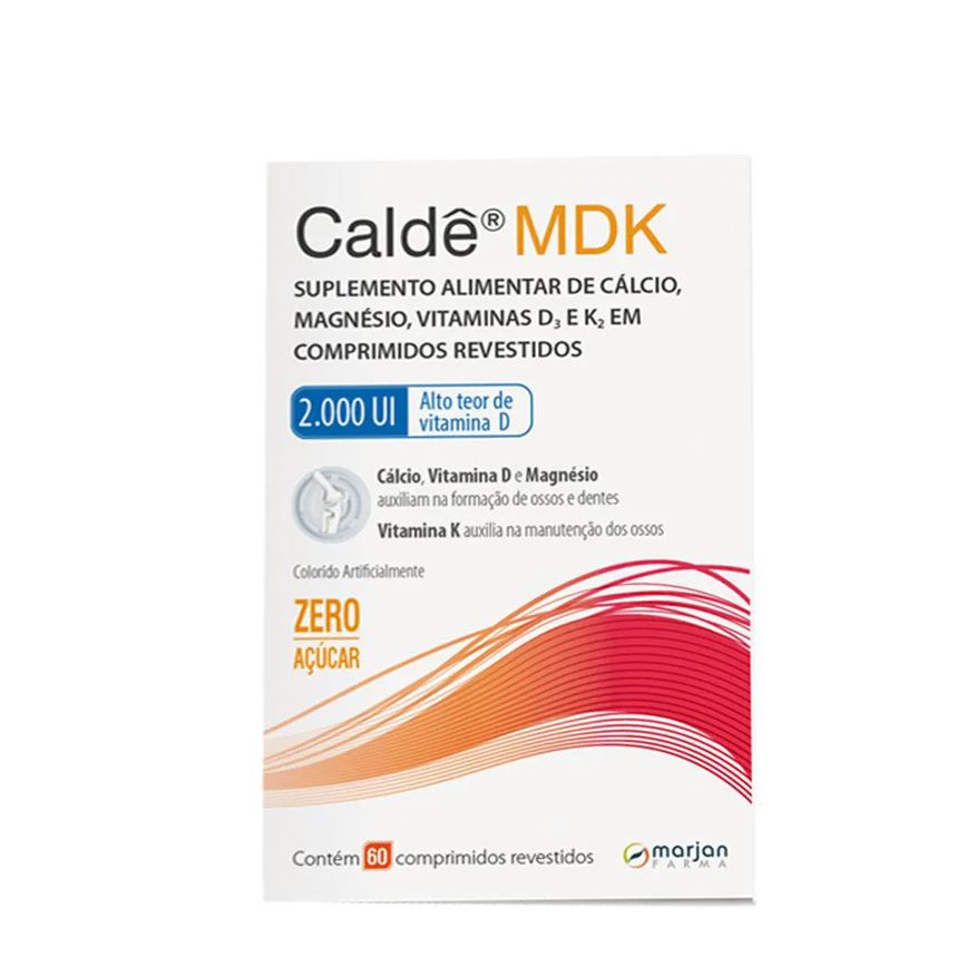 Marjan Suplemento Alimentar Caldê Mdk 2000Ui 60 Comprimidos Revestidos
