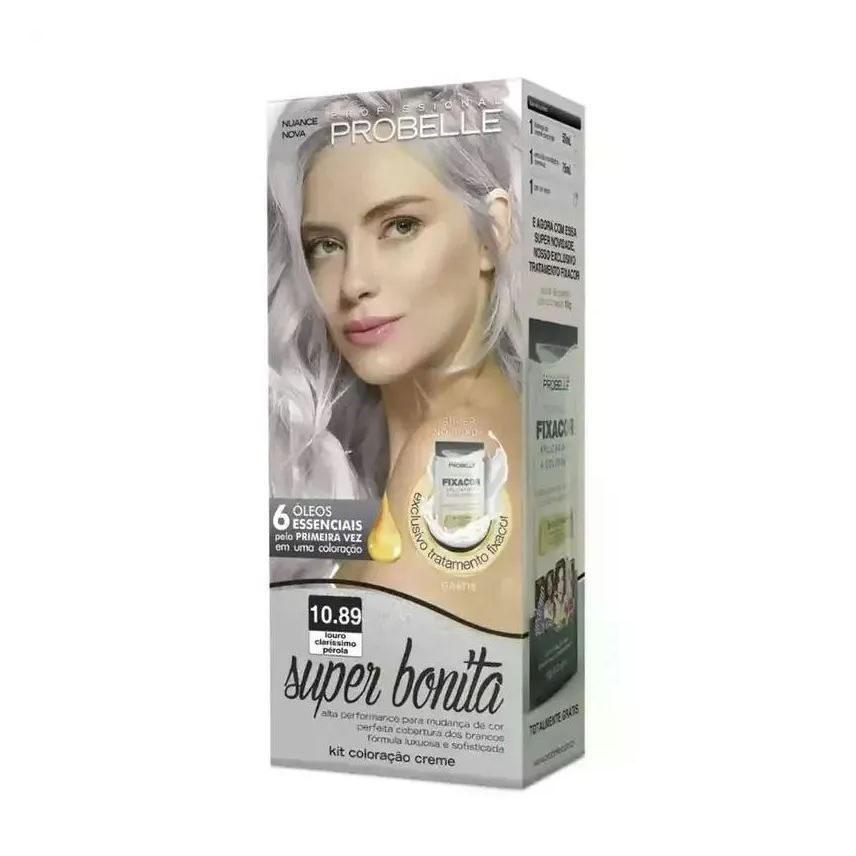 Probelle Tintura Super Bonita 10.89 Louro Clarissimo Perola