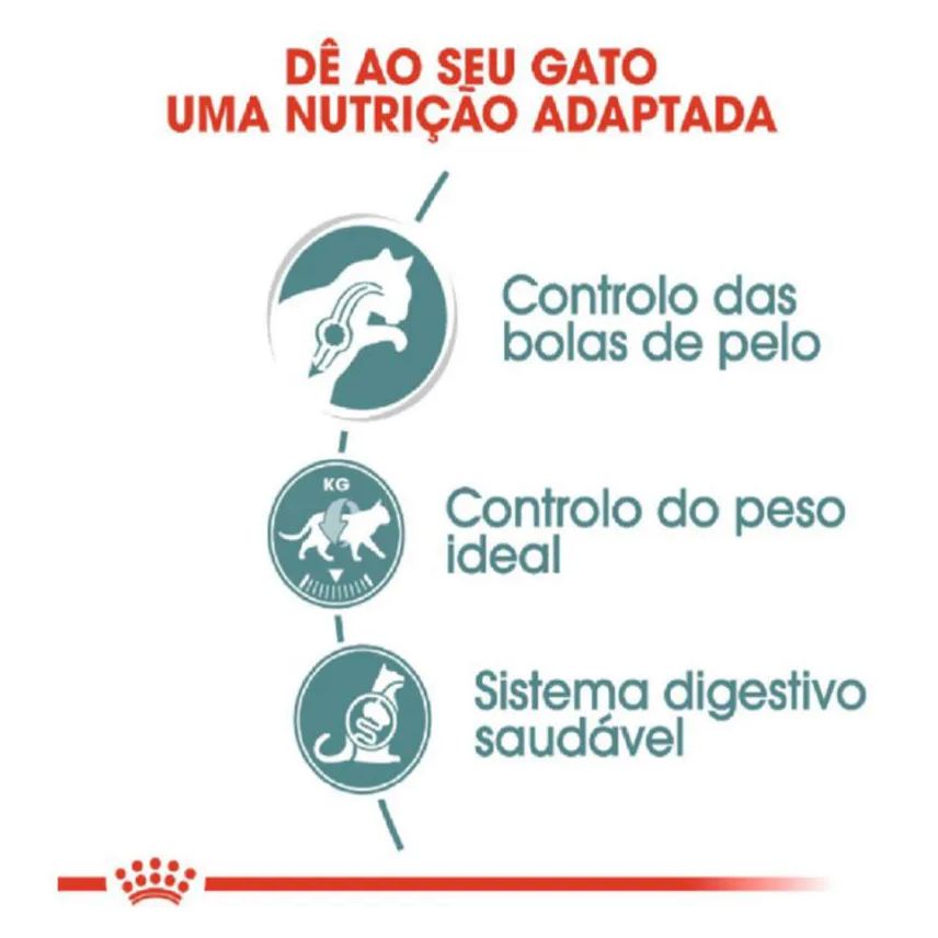 Kit 3 Sachê Royal Canin Hairball Bola Pelo Gato Adult 3X85g