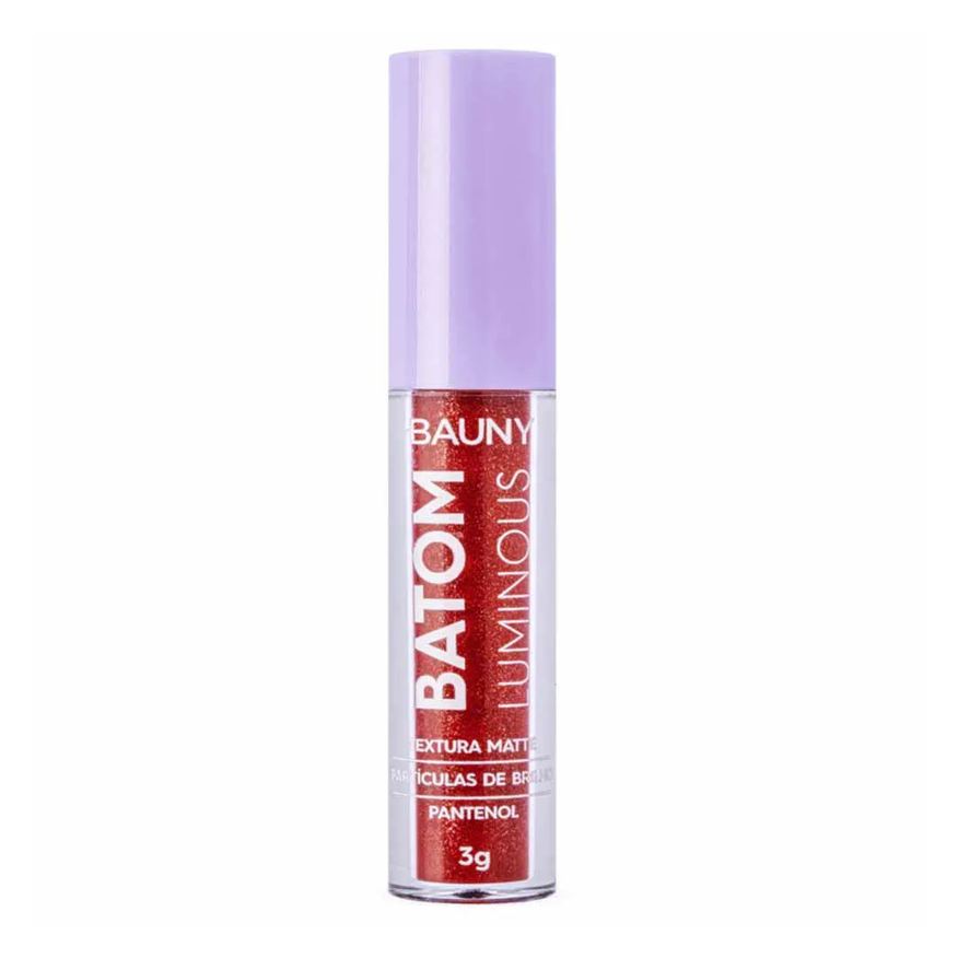 Bauny Batom Líquido Luminous 3g Cherry Luminous