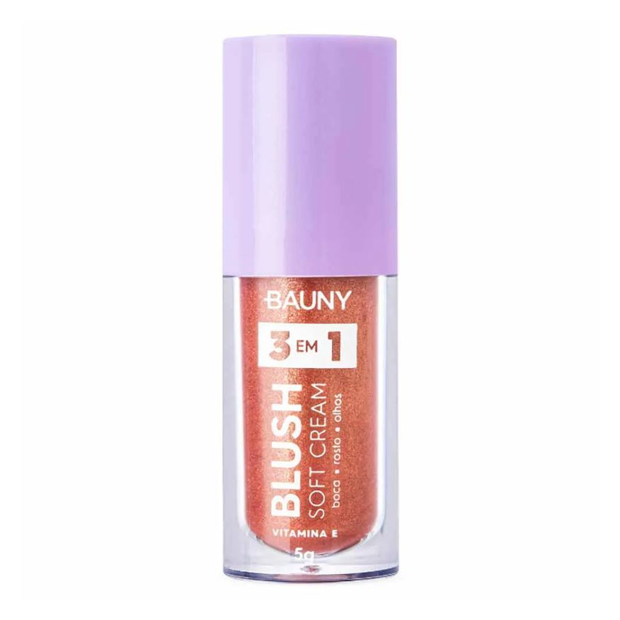Bauny Blush Líquido Soft Cream 3 em 1 5g Bossy