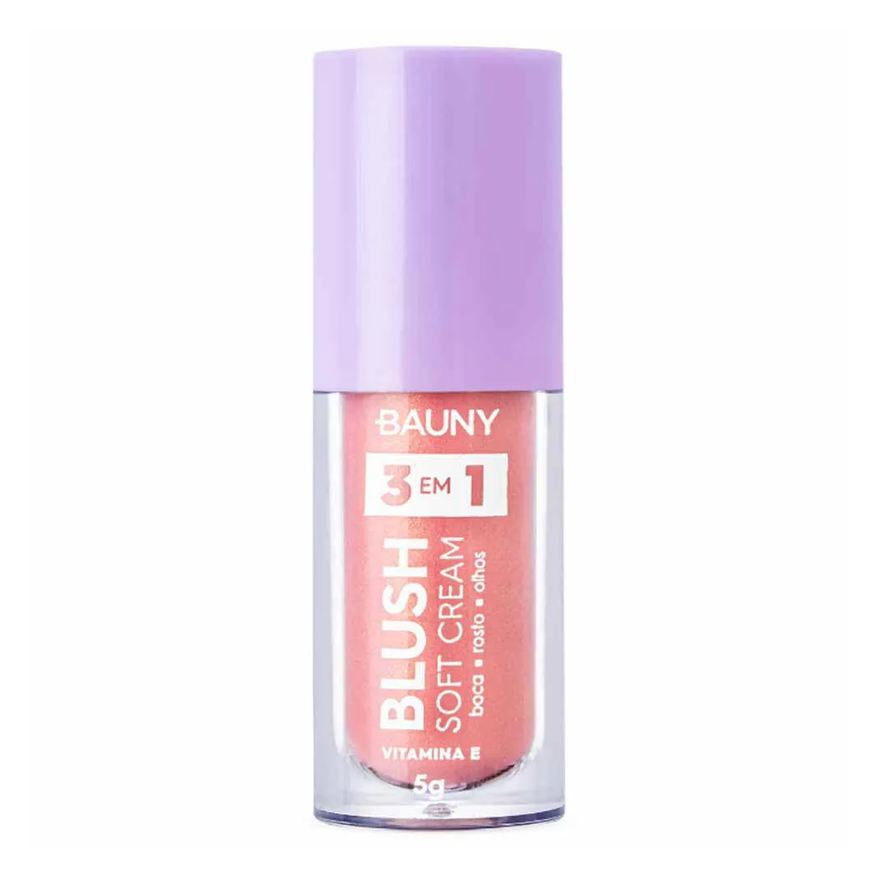 Bauny Blush Líquido Soft Cream 3 em 1 5g Magic