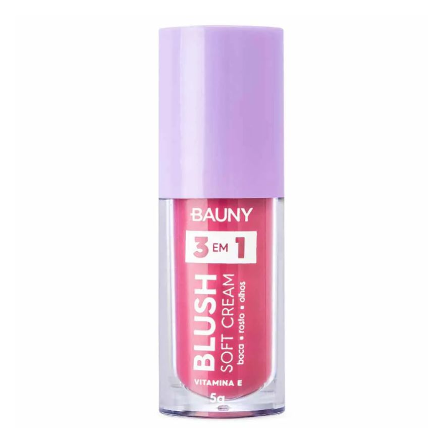 Bauny Blush Líquido Soft Cream 3 em 1 5g Princess