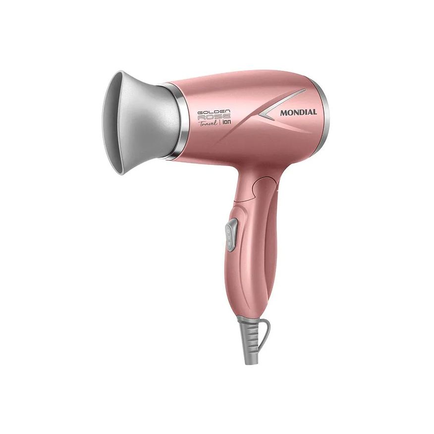 Mondial Secador de Cabelo Golden Rose 1200W Bivolt Chaveado