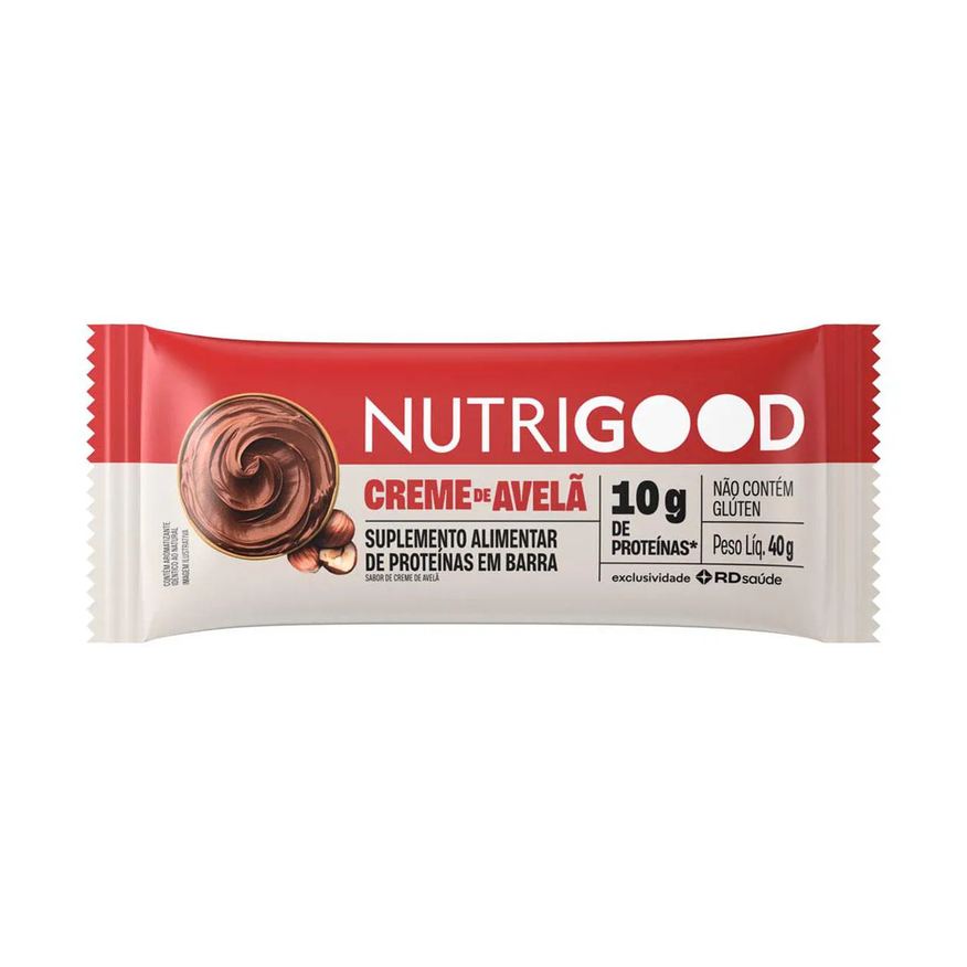 de Barra Proteína Nutrigood Creme de Avelã 40g