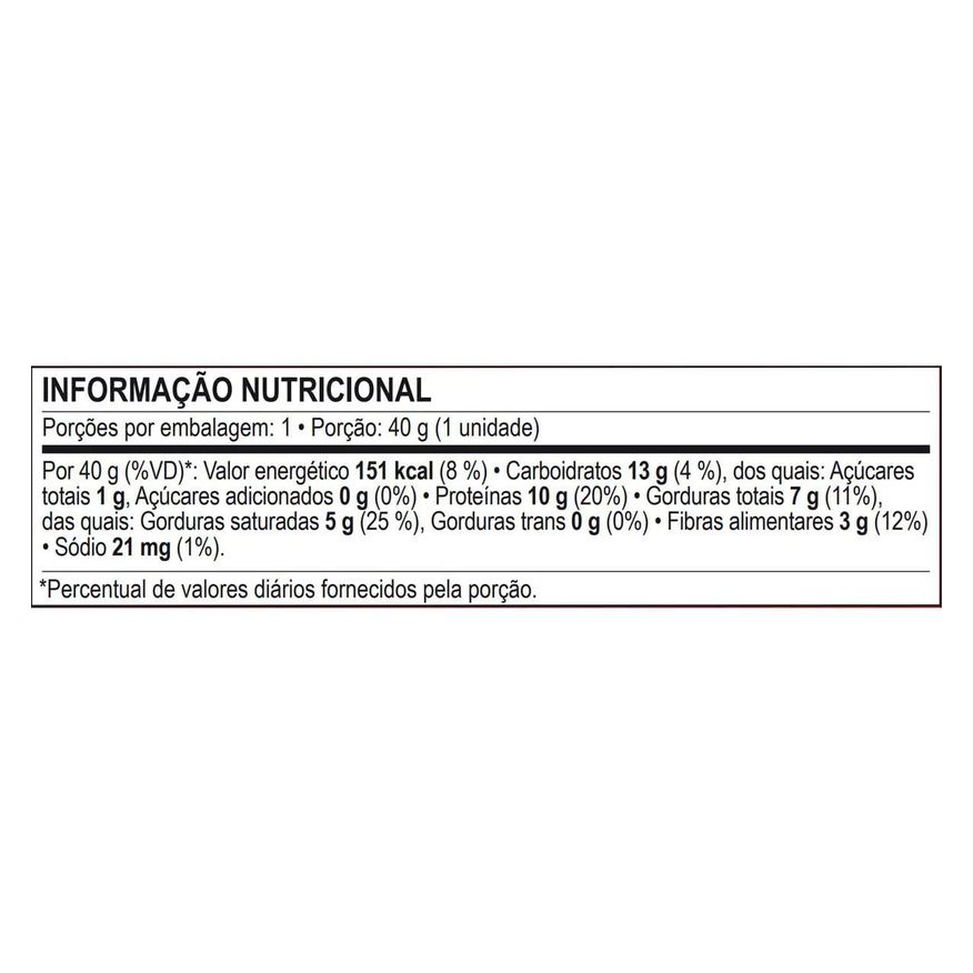 de Barra Proteína Nutrigood Creme de Avelã 40g